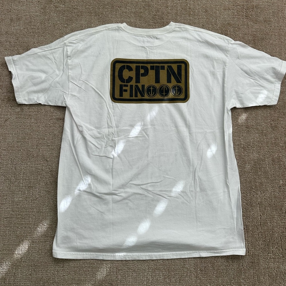 Captain Finn, Co. White Graphic Tee